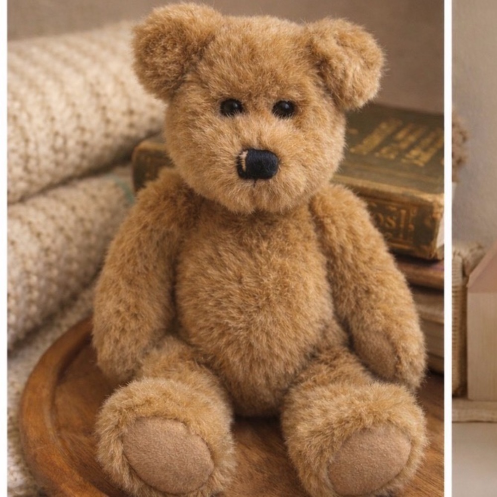 Plush Brown Teddy Bear Bean Stuffed Animal 1985-97 Boyd's Bears